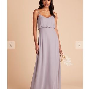 Birdy Grey Gwinnie Dress Silver Chiffon Size M